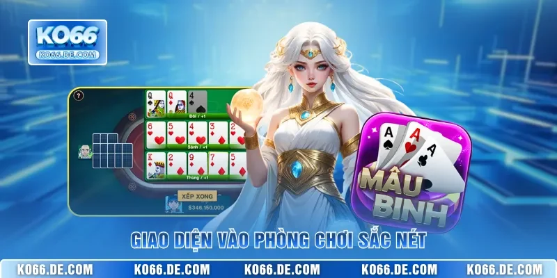 Giao diện vào phòng chơi sắc nét